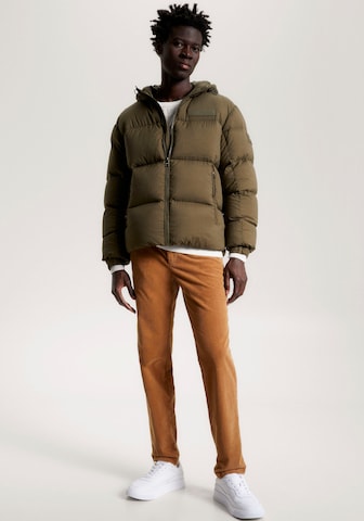 TOMMY HILFIGER Winter Jacket 'New York' in Green