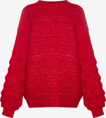 IZIA Pullover 'Gaya' in Rot: predná strana