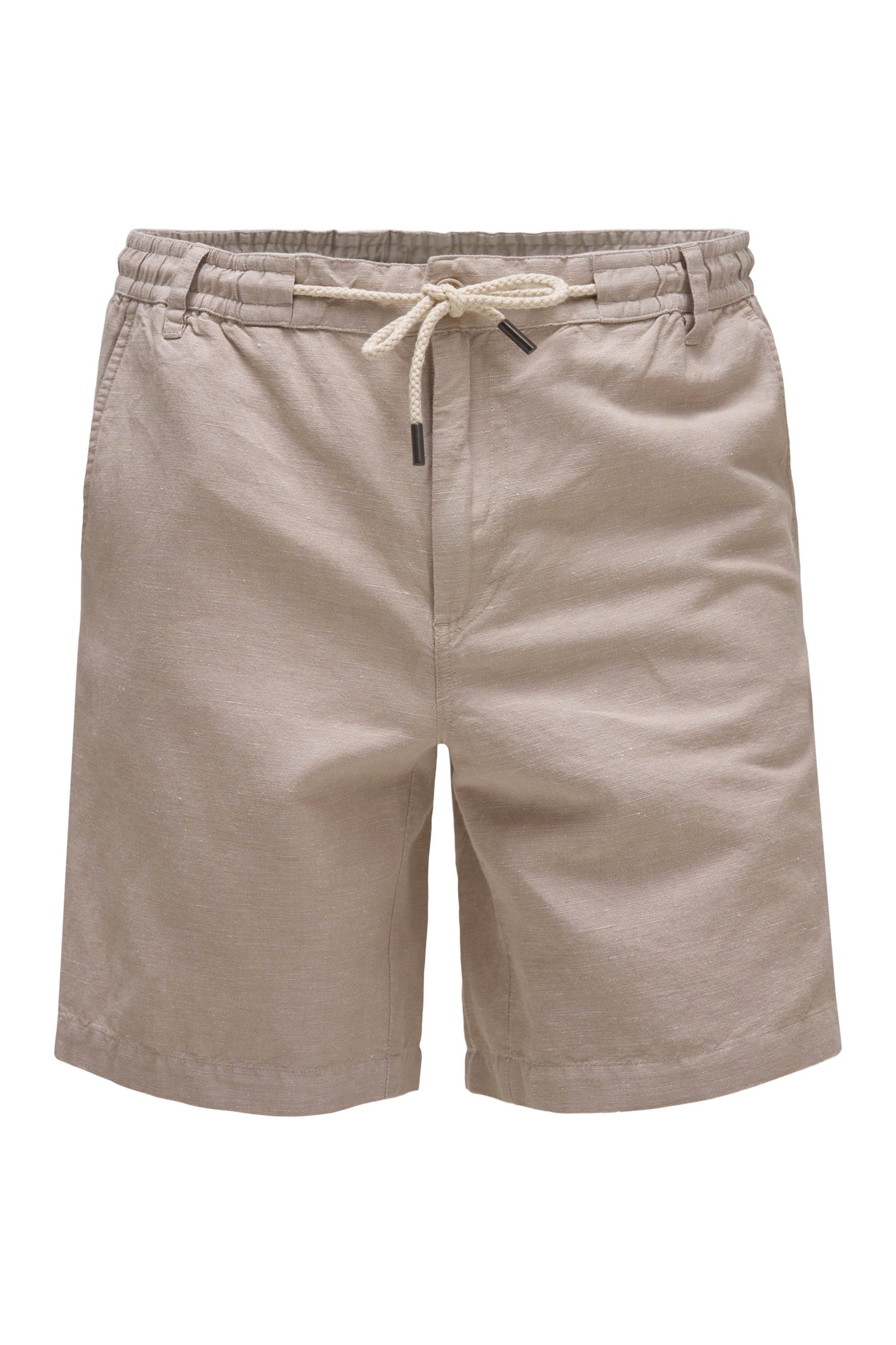 Salsa Jeans Board Shorts in Beige: front