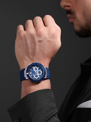 Montre à affichage analogique 'Filiano' CERRUTI 1881 en bleu : devant