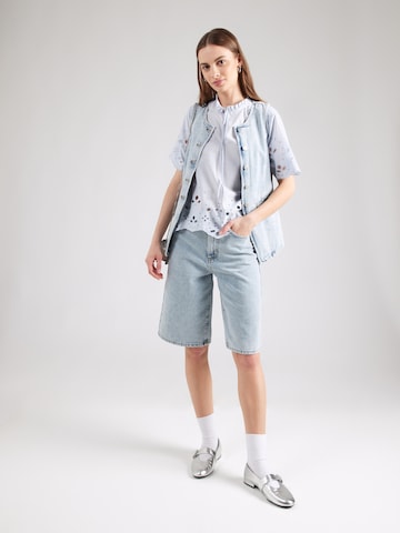 SECOND FEMALE Blus 'Limona' i blå