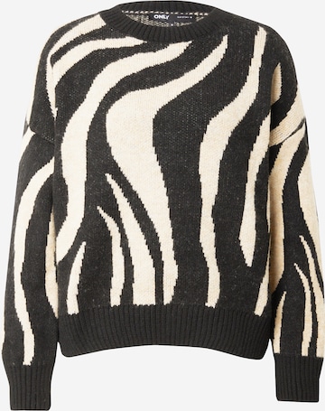 ONLY Pullover 'ONLHAZEL' in Schwarz: Vorderseite