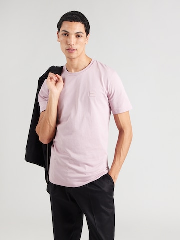 BOSS Póló 'Tales' - lila: elől