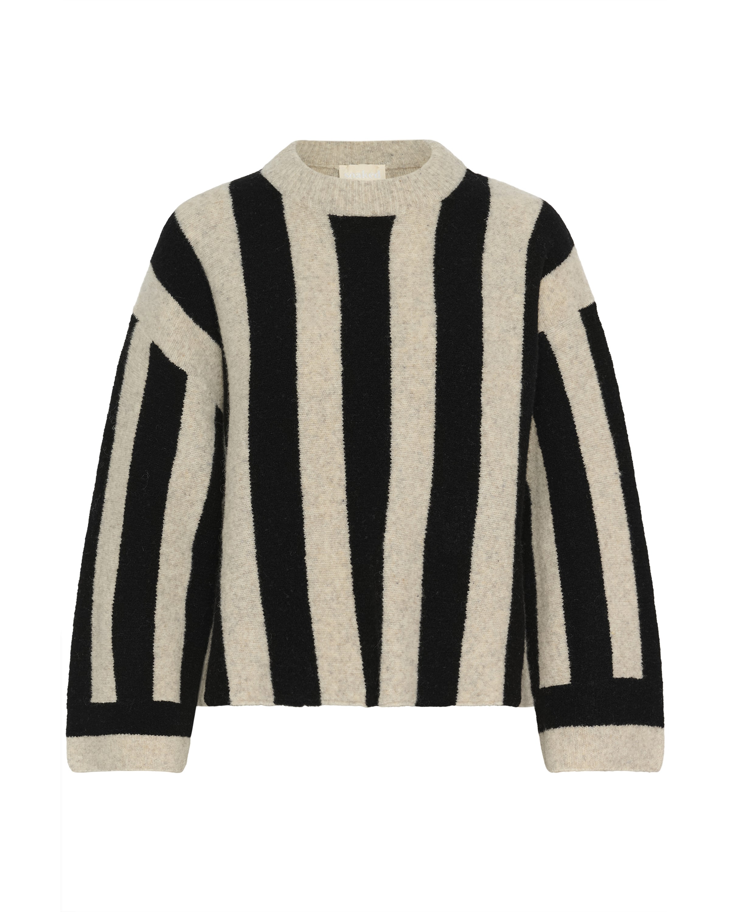 SOAKED IN LUXURY Pullover 'Briony' i beige: forside