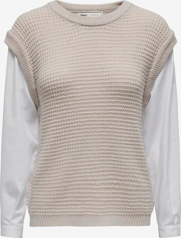 Pullover 'VIANI' di ONLY in beige: frontale