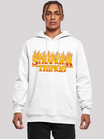 F4NT4STIC Sweatshirt 'Stranger Things Netflix TV Series' in Wit: voorkant