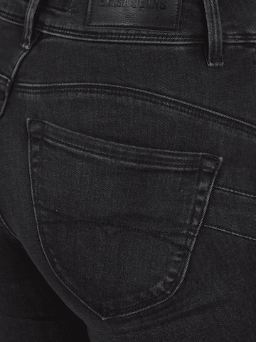 Coupe slim Jean Salsa Jeans en noir