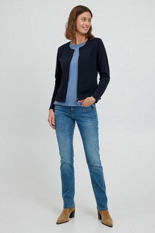 Fransa Sweatjacke in Blau