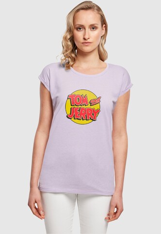 T-shirt 'Tom And Jerry - Circle' ABSOLUTE CULT en violet : devant