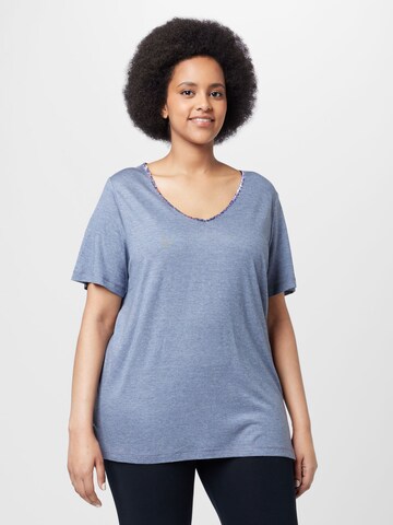 Esprit Curves - Camiseta en azul: frente