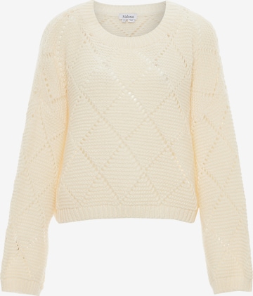 Sidona Pullover in Weiß: Vorderseite
