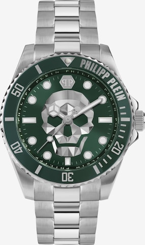 Philipp Plein Watches Analoog horloge ' THE $KULL DIVER ' in Zilver: voorkant