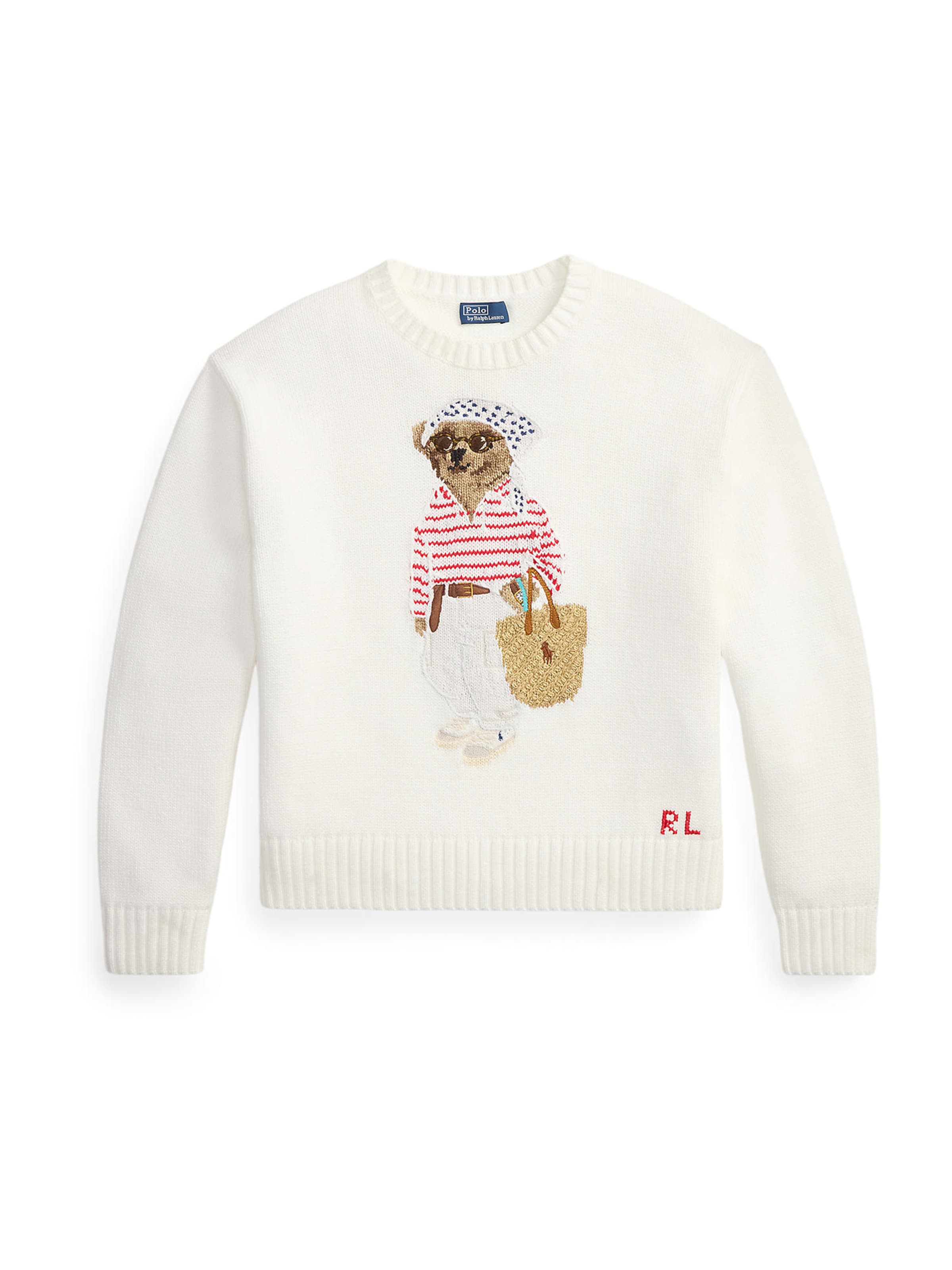 Pullover di Polo Ralph Lauren in bianco: frontale