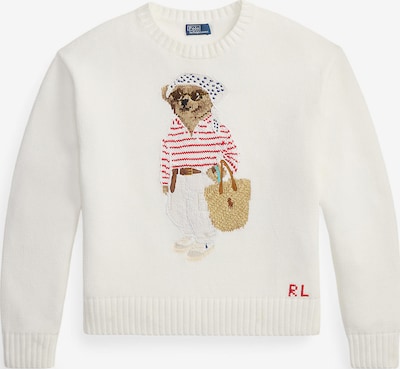 Megztinis iš Polo Ralph Lauren, spalva – ruda / raudona / balta, Prekių apžvalga