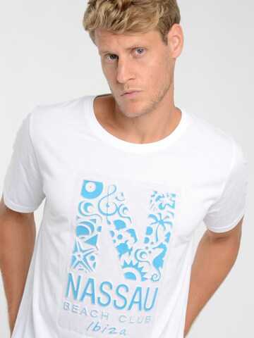 NASSAU Beach Club Shirt ' NB22014 ' in Wit