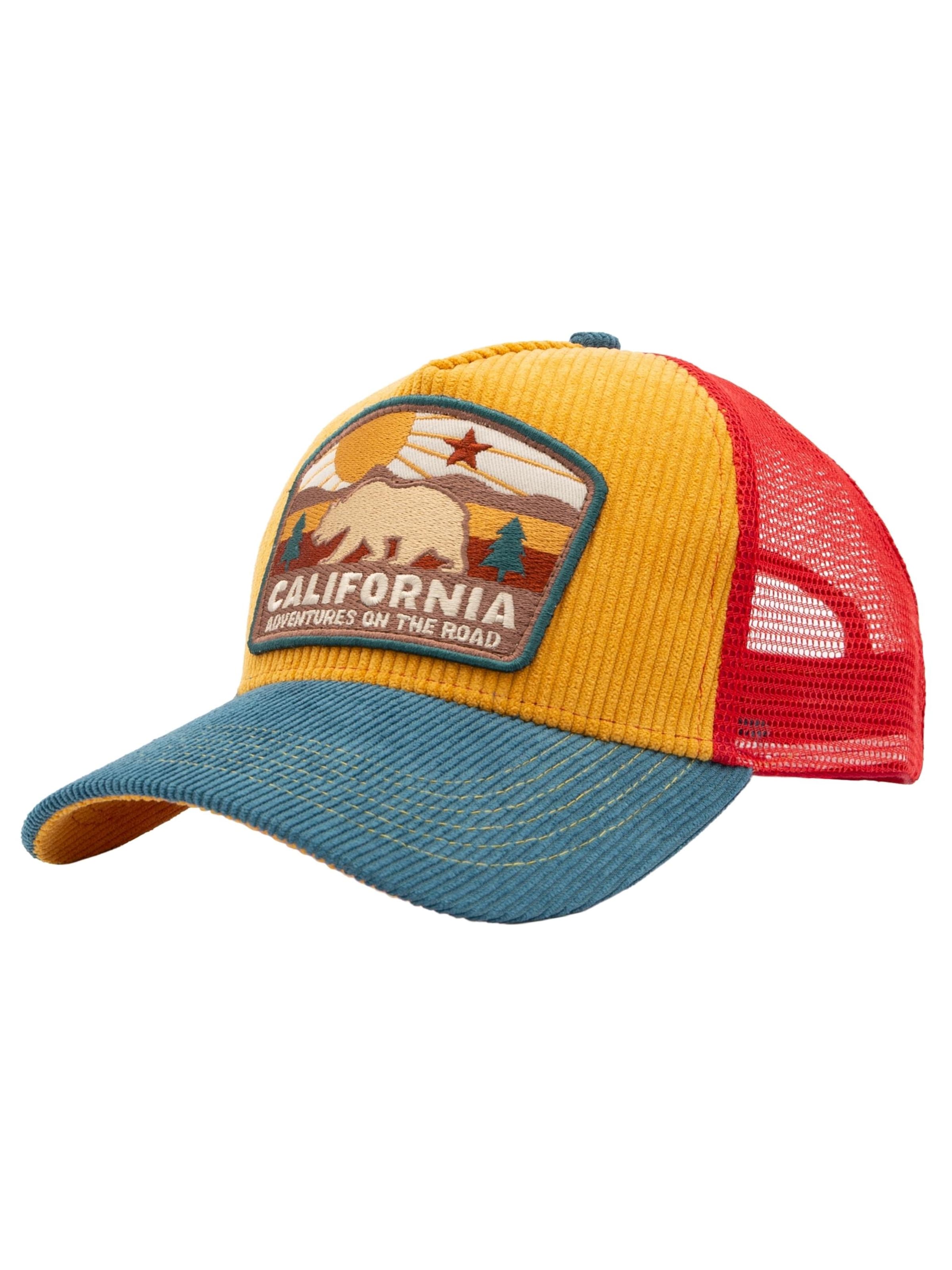 King Kerosin Cap 'California'‌ in Gelb: Vorderseite