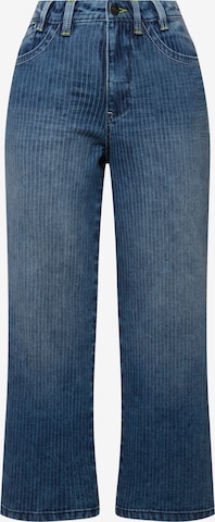 LAURASØN Flared Jeans in Blauw: voorkant