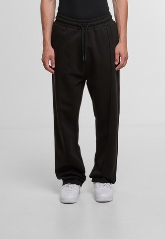 Loosefit Pantalon 'Visisons' DEF en noir : devant