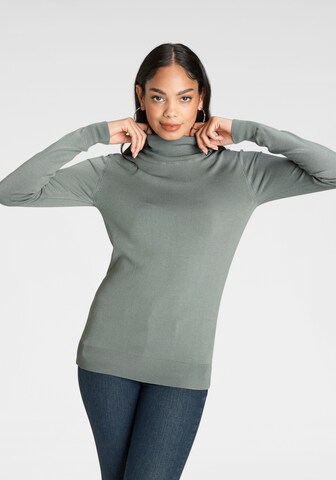 Bruno Banani Sweater in Green: front