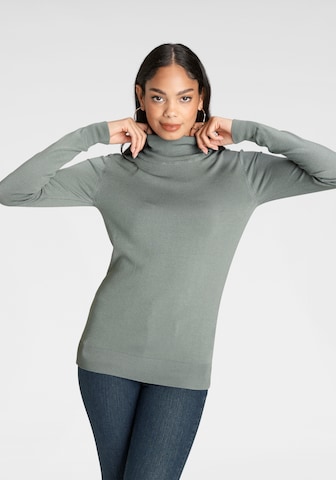 BRUNO BANANI Pullover in Grün: predná strana