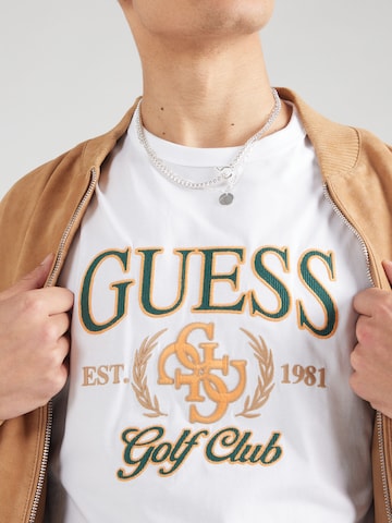 GUESS Μπλουζάκι σε λευκό