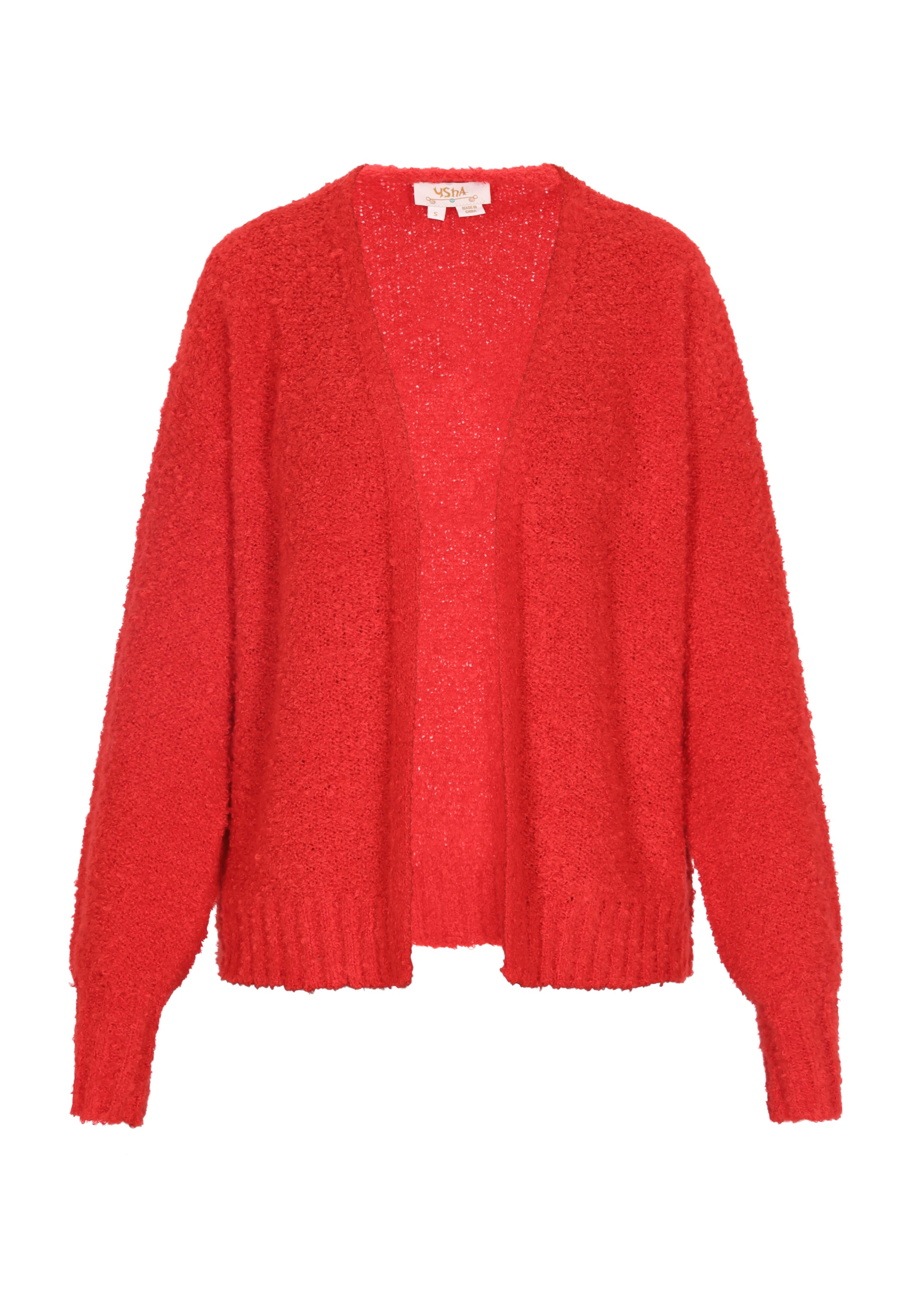 Geacă tricotată de la usha FESTIVAL pe roșu: față