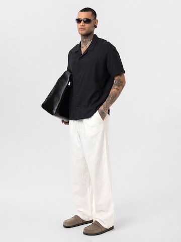 Dandalo Comfort fit Button Up Shirt 'Bjorn' in Black