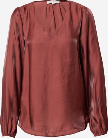 Cream Blouse 'Sally' in Rood: voorkant