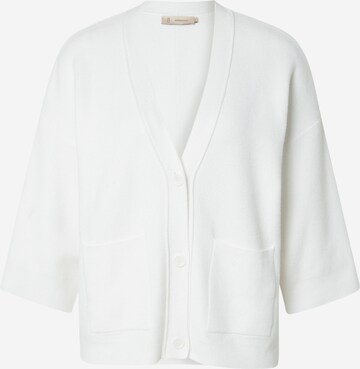 Cardigan 'Rosalia' Peppercorn en blanc : devant