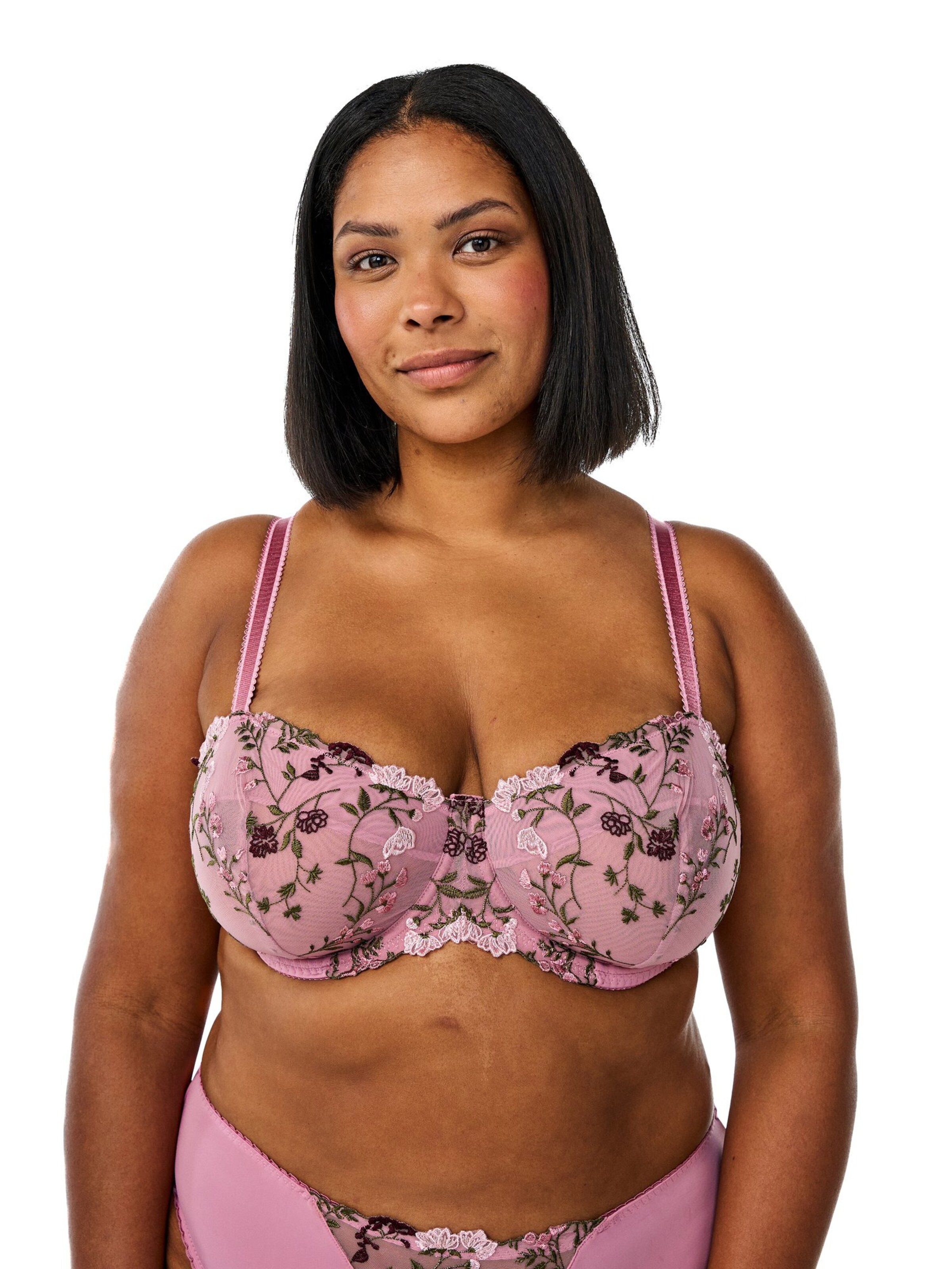 Devoted by Zizzi Сутиен балконет Сутиен 'Lykke' в лилав: отпред