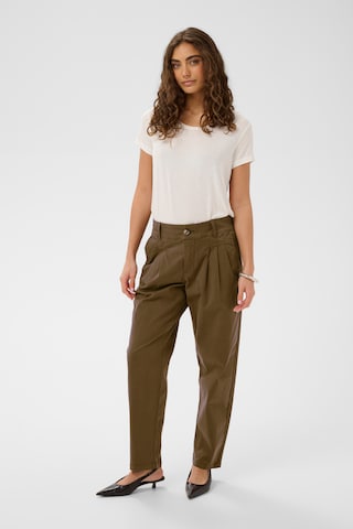 CULTURE Regular Trousers 'CUwini Brita' in Brown