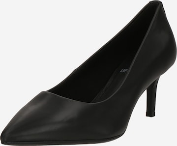 Pumps de la s.Oliver pe negru: față