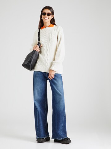 ONLY Sweater 'ONLHOLLY' in Beige