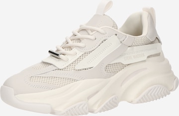 Baskets basses 'POSSESSION' STEVE MADDEN en blanc : devant
