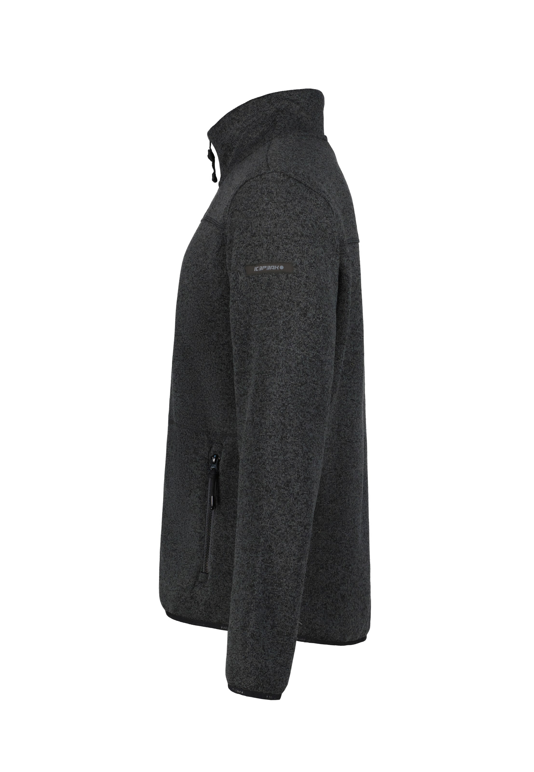 ICEPEAK Funktionsfleecejacke in Schwarz