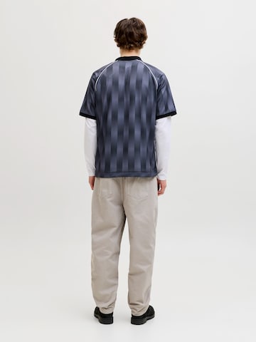 Tricou 'JCOBREEZE FOOTBALL' de la JACK & JONES pe negru