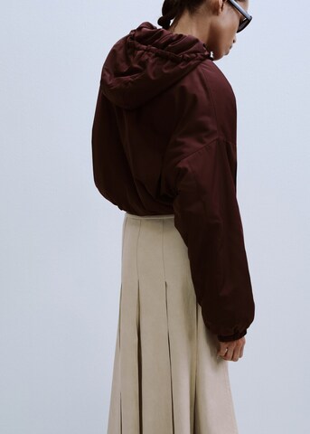 MANGO Skirt 'Sia' in Beige