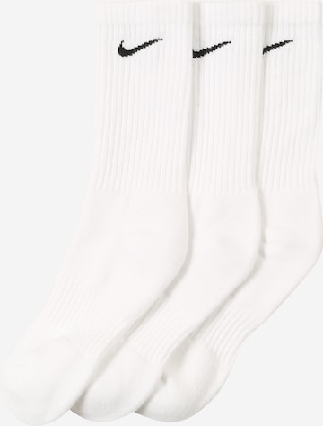 NIKE Спортивные носки в Белый: спереди