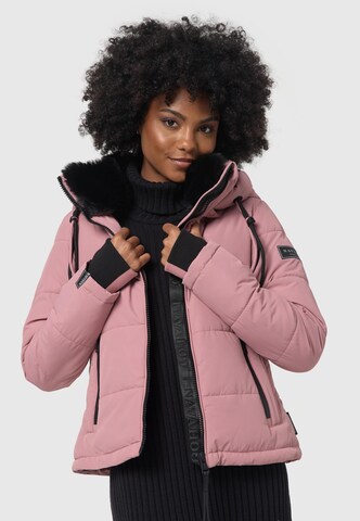 Veste d’hiver 'Mit Liebe XIV' NAVAHOO en rose