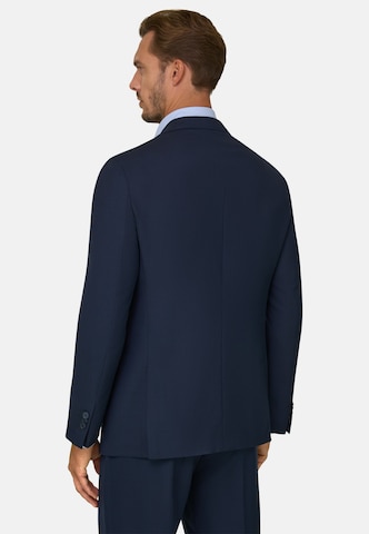 Boggi Milano Regular Fit Business-Sakko in Blau