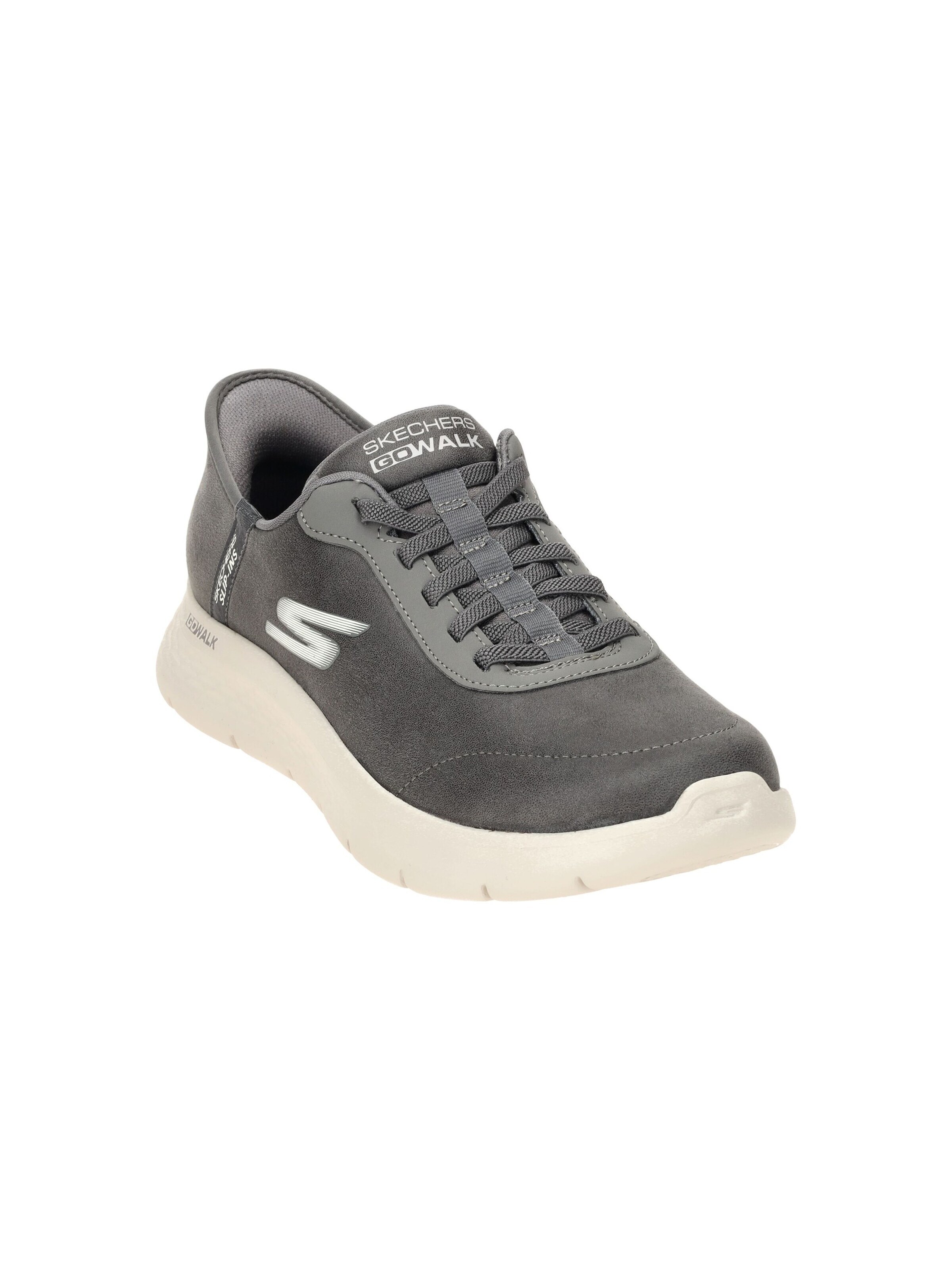 Baskets basses 'Skechers Slip-Ins: GO Walk Flex - Smooth Motion' SKECHERS en gris