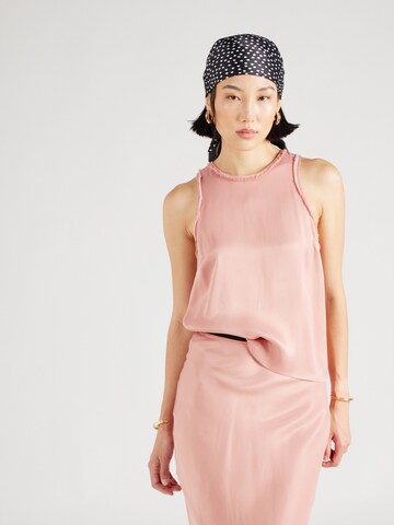 Top di TOPSHOP in rosa: frontale