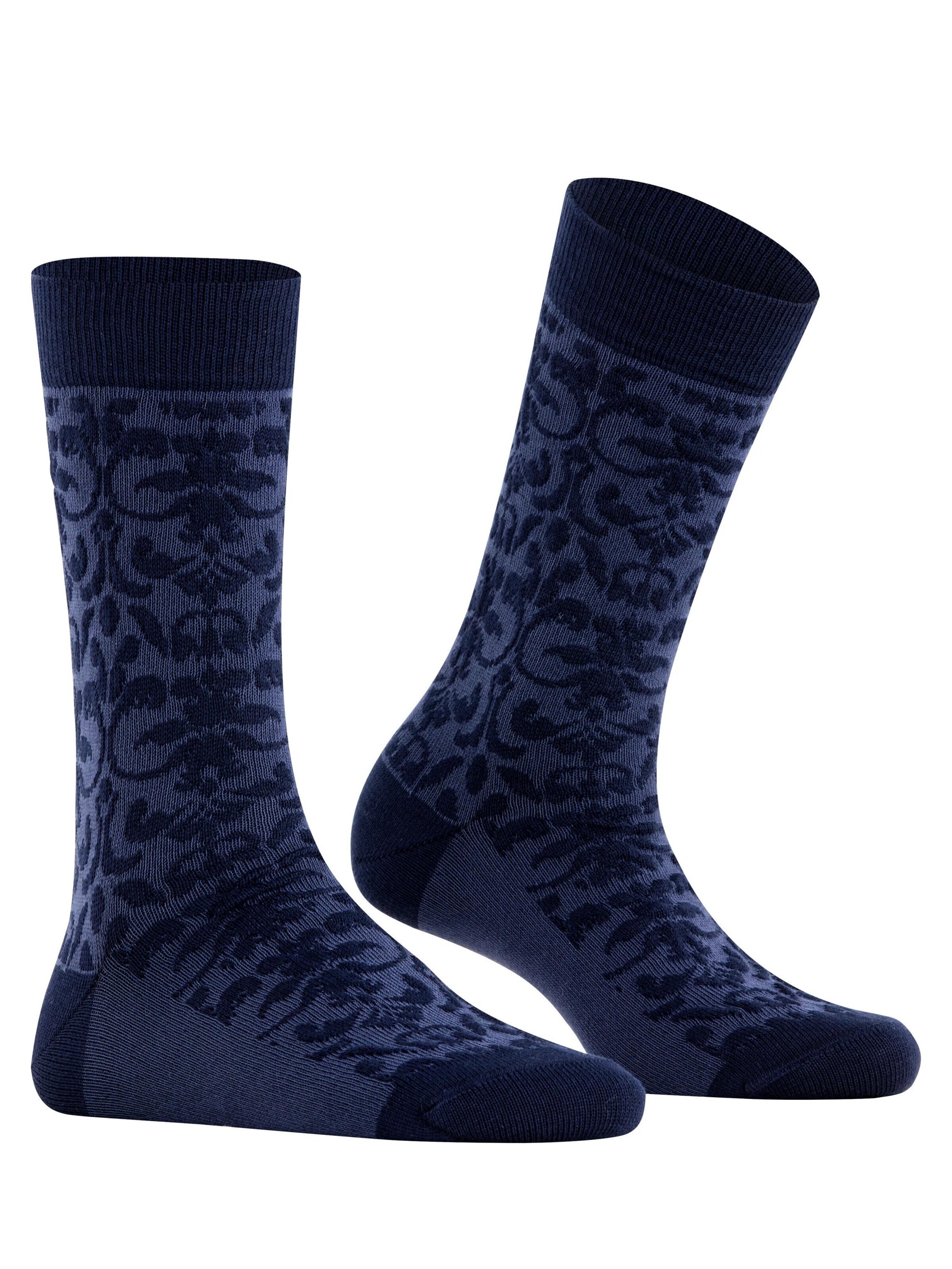 BURLINGTON Socken 'Ornamental'‌‌‌‌‌ in Blau