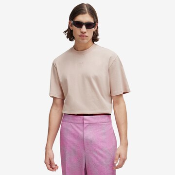 HUGO T-Shirt 'Dapolino' in Pink: predná strana