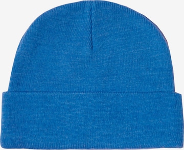 Bershka Beanie in Blue: front