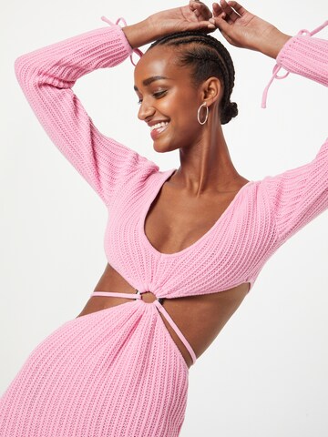 The Frolic Knit dress in Pink