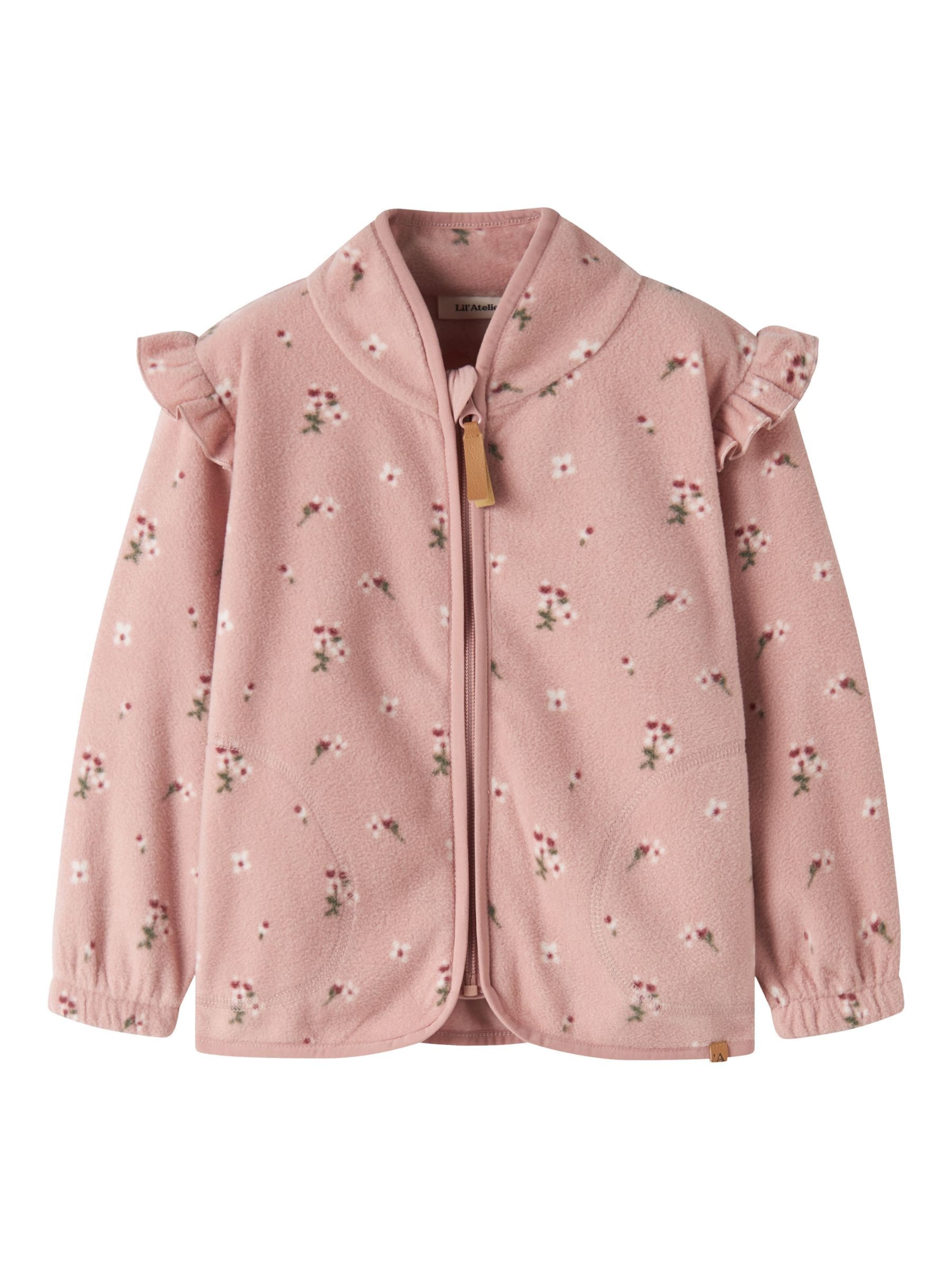 Lil'Atelier - Chaqueta polar en rosa: frente