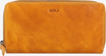 MIKA Wallet in Yellow: front