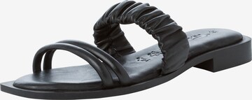 TAMARIS Mules in Black: front