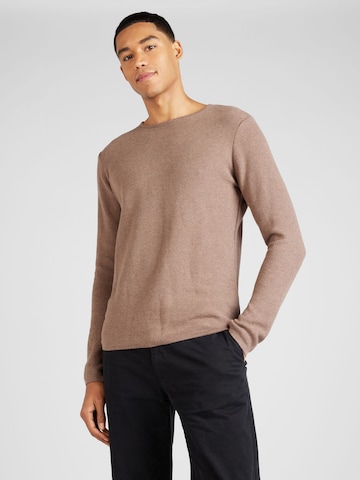 Clean Cut Copenhagen Sweater 'Lauritz' in Brown: front